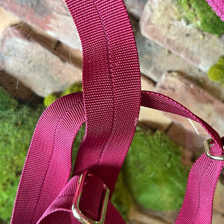 MZWALLACE Metro Raspberry Pink Nylon Crossbody