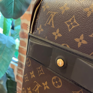 LOUIS VUITTON Pegase 60 Brown Monogram Canvas Rolling Luggage