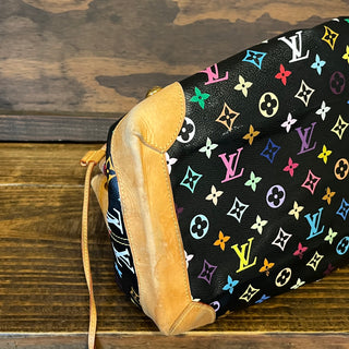 LOUIS VUITTON Ursula Black Monogram Multicolore Canvas Bag