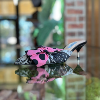 PRADA Bow Polka Dot Heels SZ37.5(7.5US)