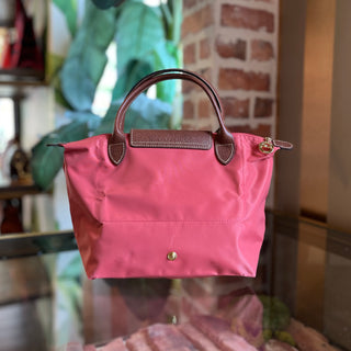 LONGCHAMP Strawberry Le Pliage Small Nylon Tote Bag