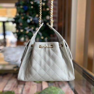 CHANEL Chanel 25 Small Caviar Quilted Hobo Bag