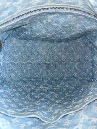 LOUIS VUITTON Denim Carryall PM W/ Pouch
