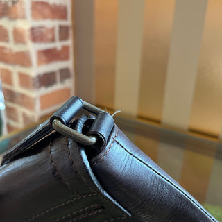 LOUIS VUITTON Utah Small Coffee Leather Yuma Messenger Bag