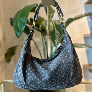 LOUIS VUITTON Mini Lin Manon Hobo Bag