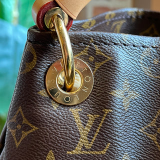 LOUIS VUITTON Artsy MM Brown Monogram Canvas Hobo Bag