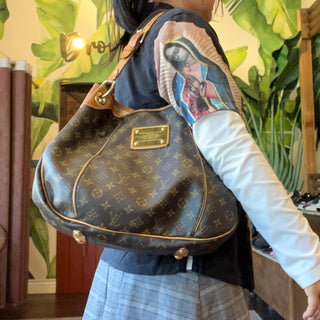 LOUIS VUITTON Galliera PM Brown Monogram Canvas Hobo Bag