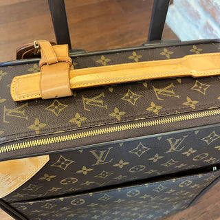 LOUIS VUITTON Pégase 45 Brown Monogram Canvas Rolling Luggage