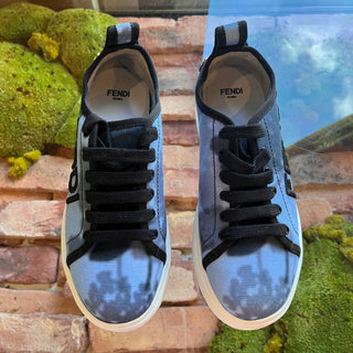 FENDI Blue Fabric Tye Dye Sneakers SZ 35 (US 5)