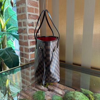 LOUIS VUITTON Damier Ebene Neverfull MM Tote