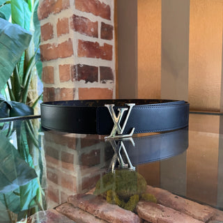 LOUIS VUITTON Reversible Monogram Noir Coated Canvas Belt SZ 85/34