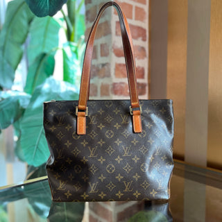LOUIS VUITTON Piano MM Brown Monogram Canvas Tote