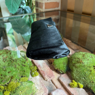PRADA Black Raso Silk Clutch
