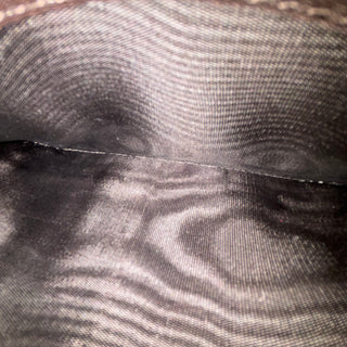 GUCCI Black Leather Guccissima Wallet on Chain