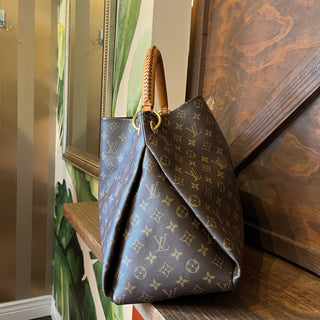 LOUIS VUITTON Artsy MM Brown Monogram Canvas Hobo Bag