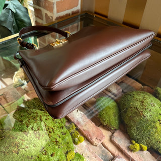 FENDI Peekaboo Iseeu Soft Large Dark Brown Leather Tote