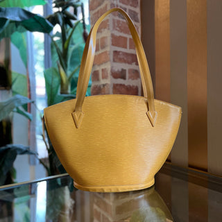 LOUIS VUITTON Saint Jacques Yellow Epi Leather Vintage Tote Bag