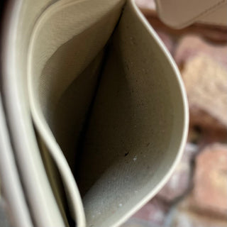 GIVENCHY Cut 4G Beige Leather Wallet