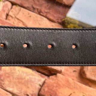 GUCCI GG Marmont Wide Black Leather Belt SZ 85/34