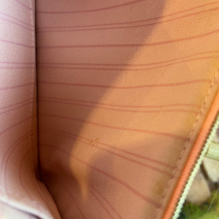 LOUIS VUITTON Neverfull MM Damier Azur Canvas Tote Bag
