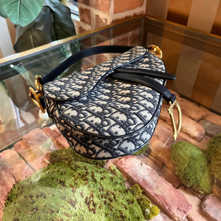 CHRISTIAN DIOR Saddle Dior Oblique Jacquard Shoulder Bag