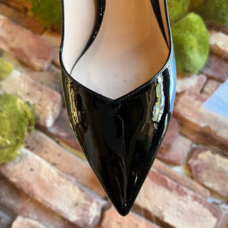 STUART WEITZMAN Black Patent Leather Heels SZ 7.5