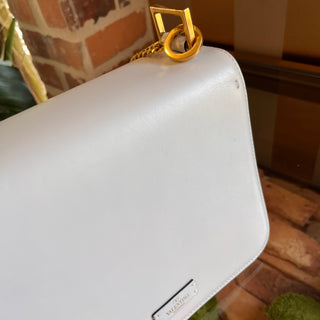 VALENTINO GARAVANI VSling Small White Smooth Calfskin Shoulder Bag