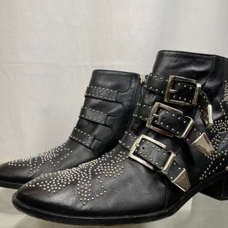 CHLOE Susanna Boots Black SZ 41