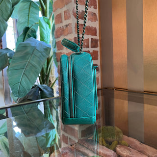 CHANEL Coco Curve Vanity Case Small Calfskin Top Handle Bag