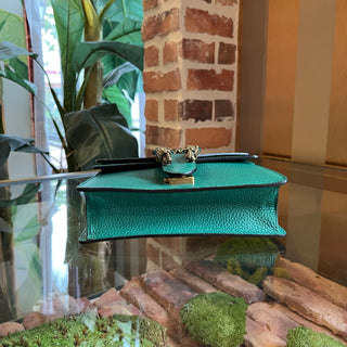 GUCCI Dionysus Mini Green Dollar Calfskin Shoulder Bag