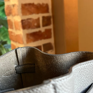 CELINE Small Phantom Belt Cabas Mineral Soft Grained Calfskin Tote