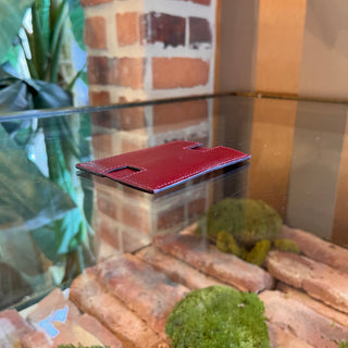 HERMES Rodrigue Rouge H Chevre My Sore Card Wallet