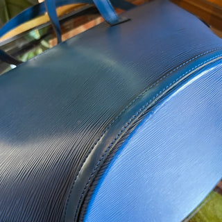 LOUIS VUITTON Saint Jacques Toledo Blue Epi Leather Vintage Tote Bag
