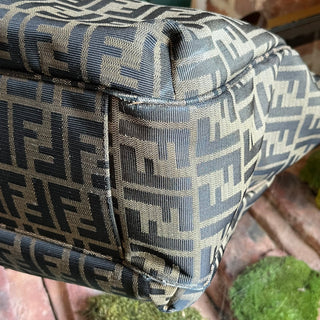 FENDI Brown Zucca Canvas Tote