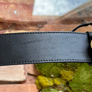 GUCCI Multicolor Crystal Marmont Black Leather Belt 80/32 (US 26)