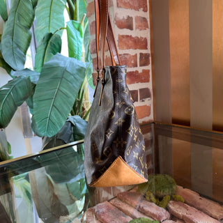LOUIS VUITTON Piano Brown Monogram Canvas Tote Bag