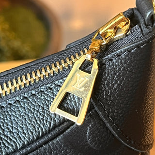 LOUIS VUITTON Bagatelle NM Black Empreinte Leather Shoulder Bag