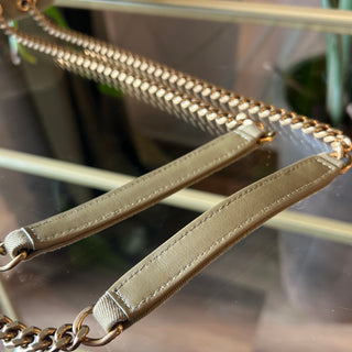 SAINT LAURENT Loulou Puffer Mini Quilted Canvas Shoulder Bag