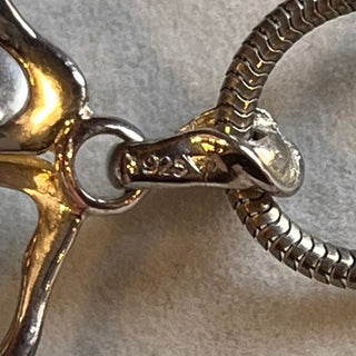 CHANEL Camelia Sterling Silver Necklace