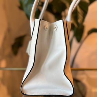 PRADA Monochrome Small Saffiano Leather Tote