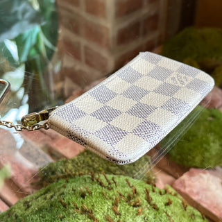 LOUIS VUITTON Damier Azur Canvas Key Cles