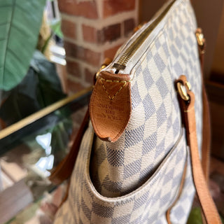 LOUIS VUITTON Totally MM Damier Azur Canvas Tote