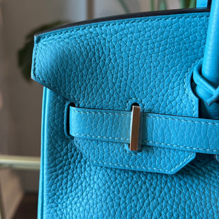 HERMES Bleu Paon Togo Birkin 30