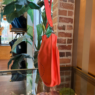 HERMES Evelyne PM III Bougainvillea Epsom Leather Crossbody Bag