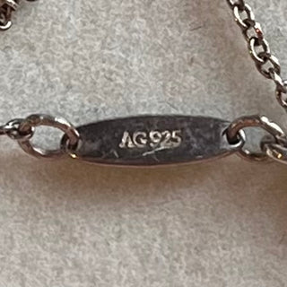 TIFFANY&CO Sterling Silver Elsa Peretti Open Heart Necklace