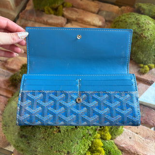 GOYARD Varenne Blue Wallet