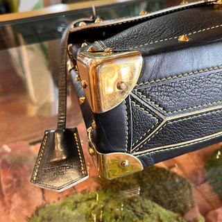 LOUIS VUITTON Le Talentueux Black Suhali Leather Shoulder Bag