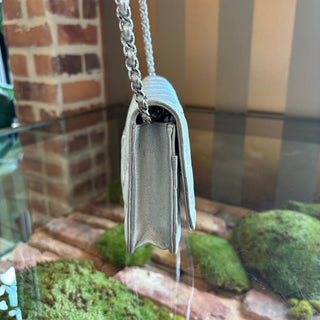 CHANEL Silver Wallet On Chain