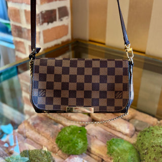 LOUIS VUITTON Damier Ebene Favorite PM