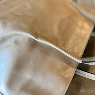 PRADA Argilla Glacé Calf Leather Beige Tote Bag